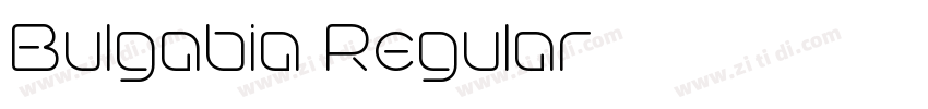 Bulgabia Regular字体转换